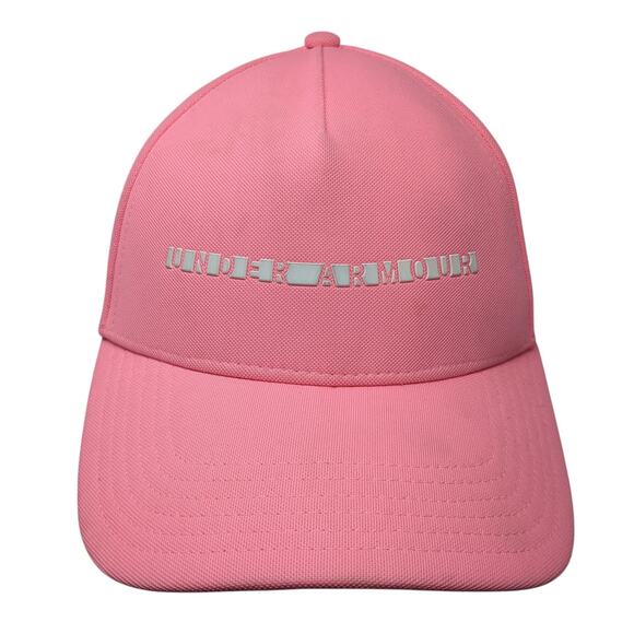Under Armour Baseball Cap Pink One Size Adjustable Classic Fit Lightweight - Picture 1 of 9